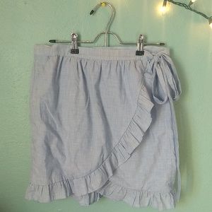 madewell wrap skirt